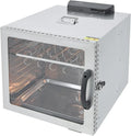 Elektrischer Dörrautomat 42.5L, 1000W Edelstahl, LED-Panel & Timer, 30-90°C