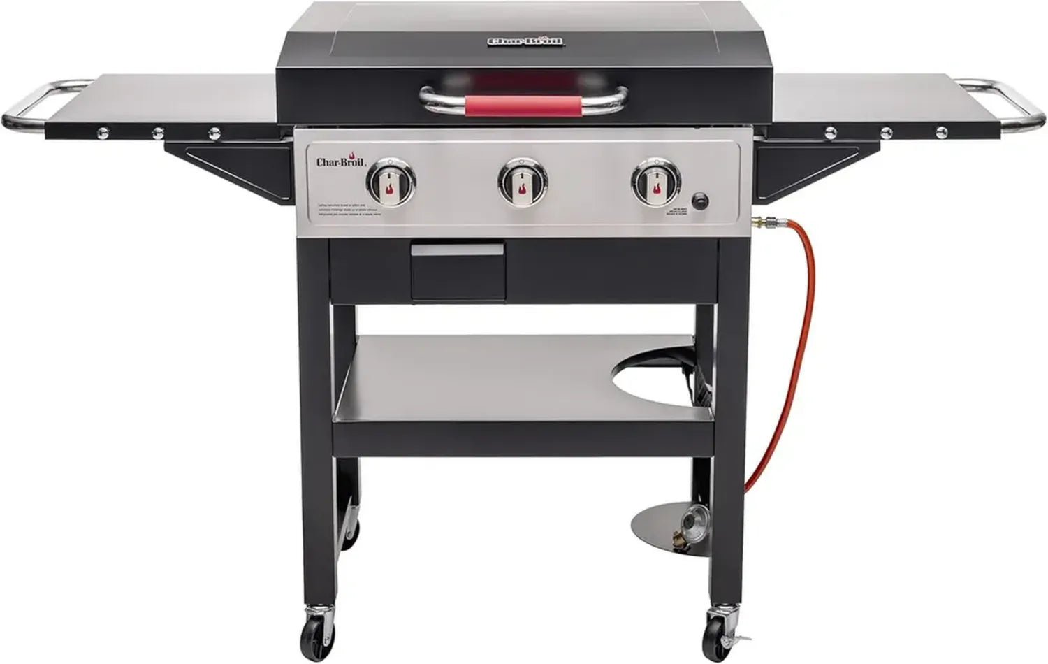 Char-Broil Gusseisen Gasgrill Plancha mit elektronischer Zündung, 48x68 cm Grillfläche